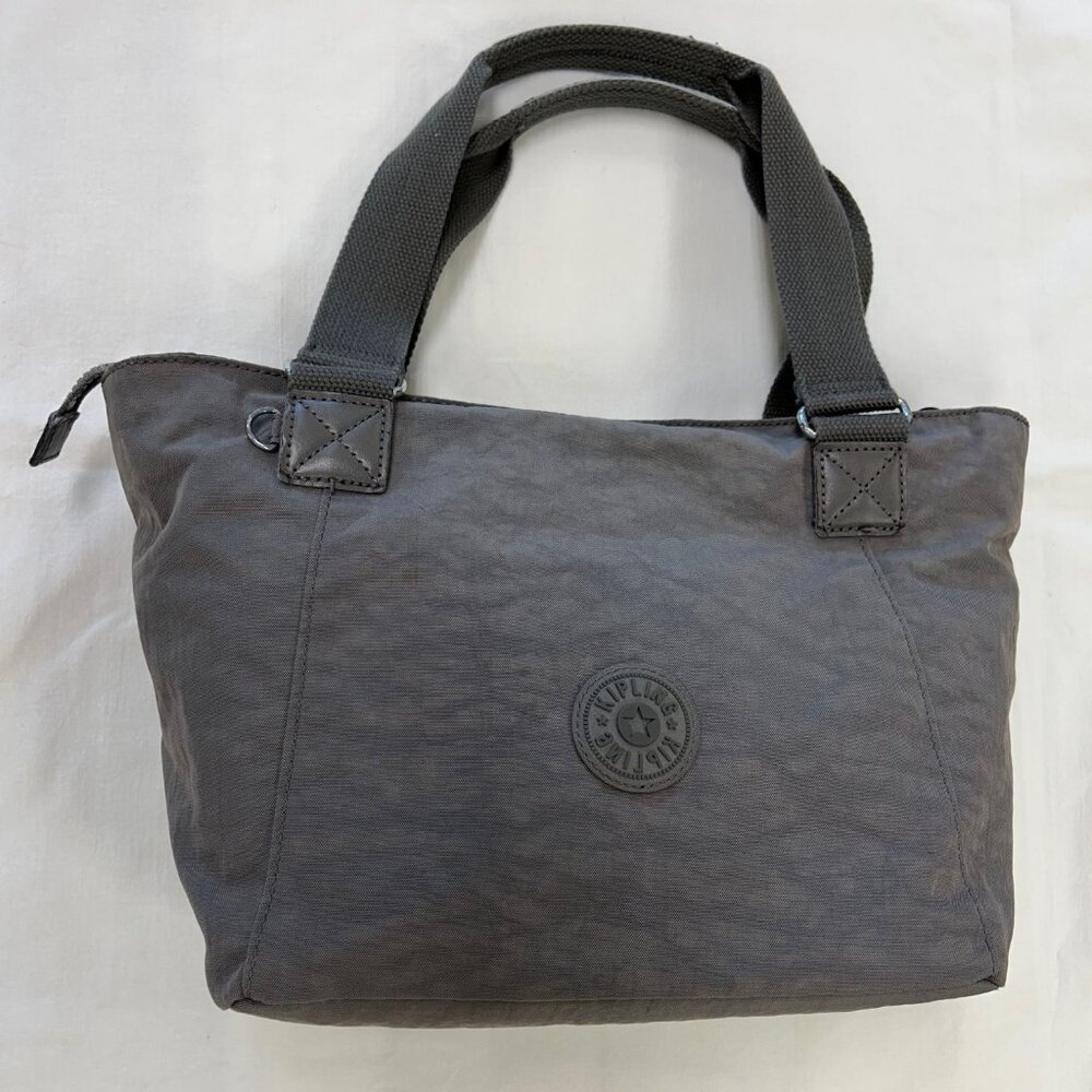 Kipling Gray Tote Bag – Style TM5251-076 – Polka Dot Lining